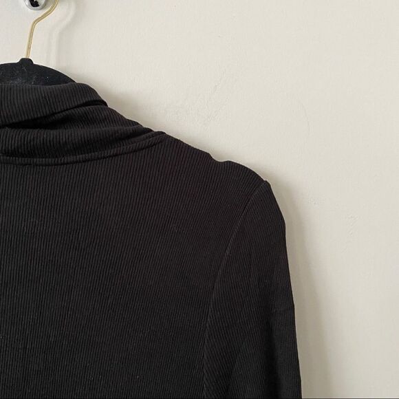 Anthropologie “deletta” cowl satin ribbed top - Picture 8 of 9